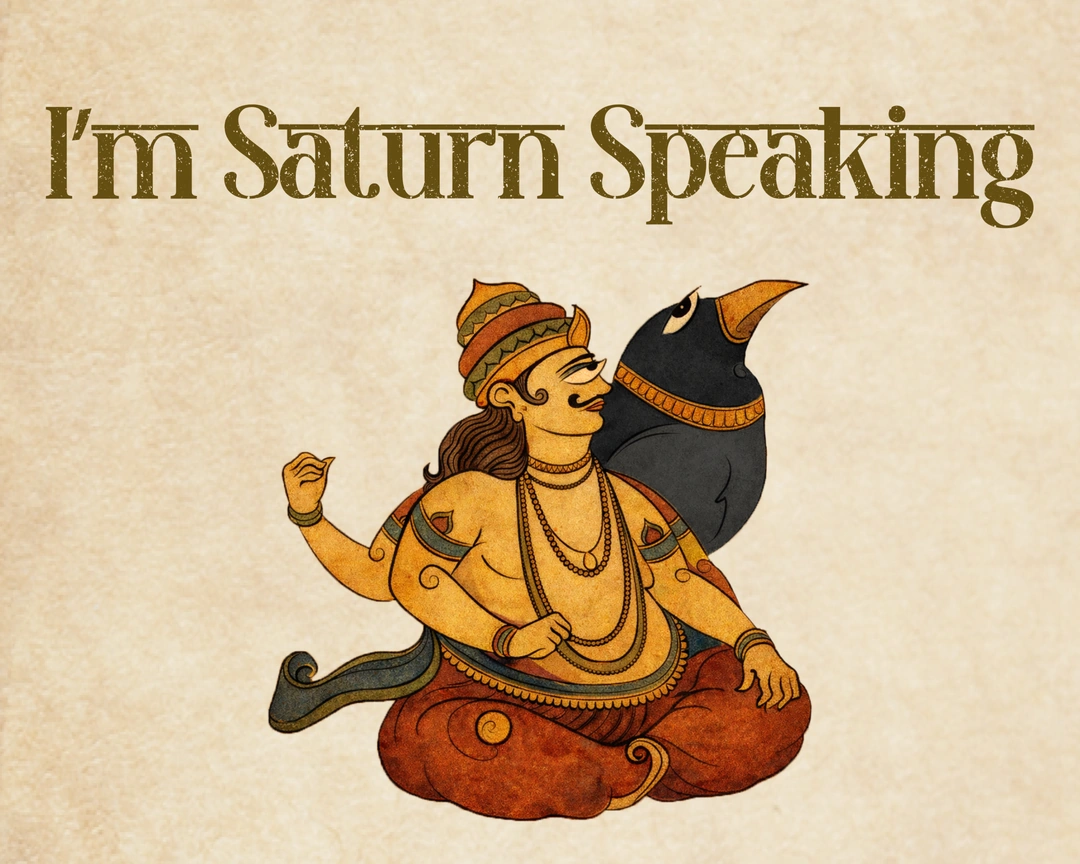 I am Saturn (Shani) Speaking